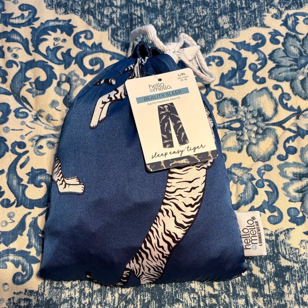 NWT Hello Mello Blue Sleep Pants-L/XL